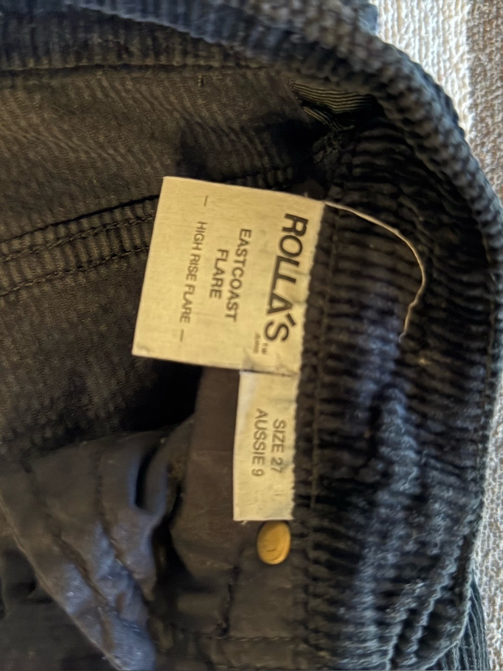 Rolla’s east coast flare black cords - Picture 3 of 3
